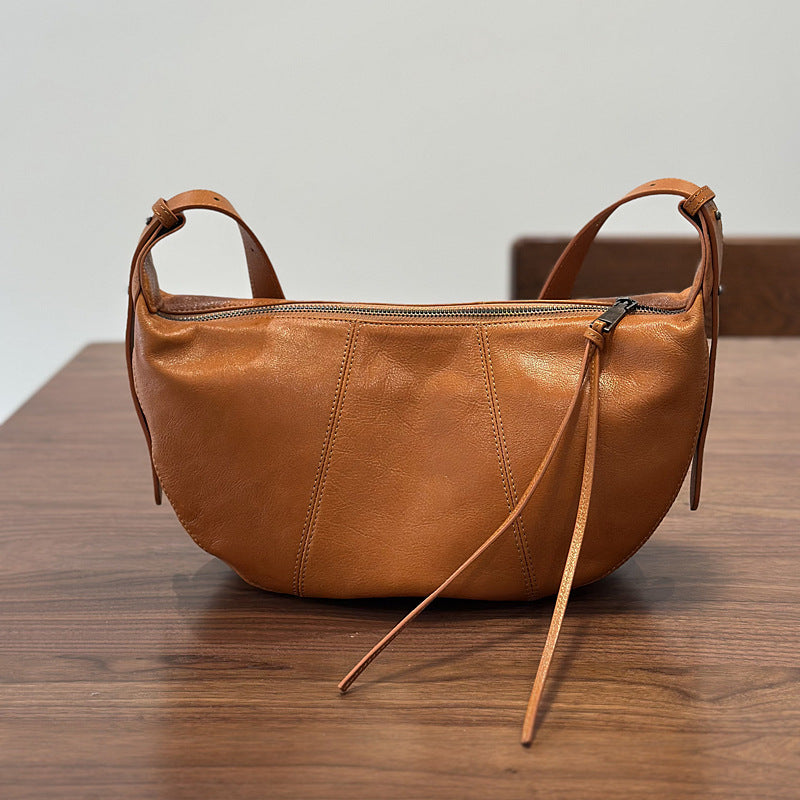 Women's First Layer Cowhide Selenodont High Sense Crossbody Bags