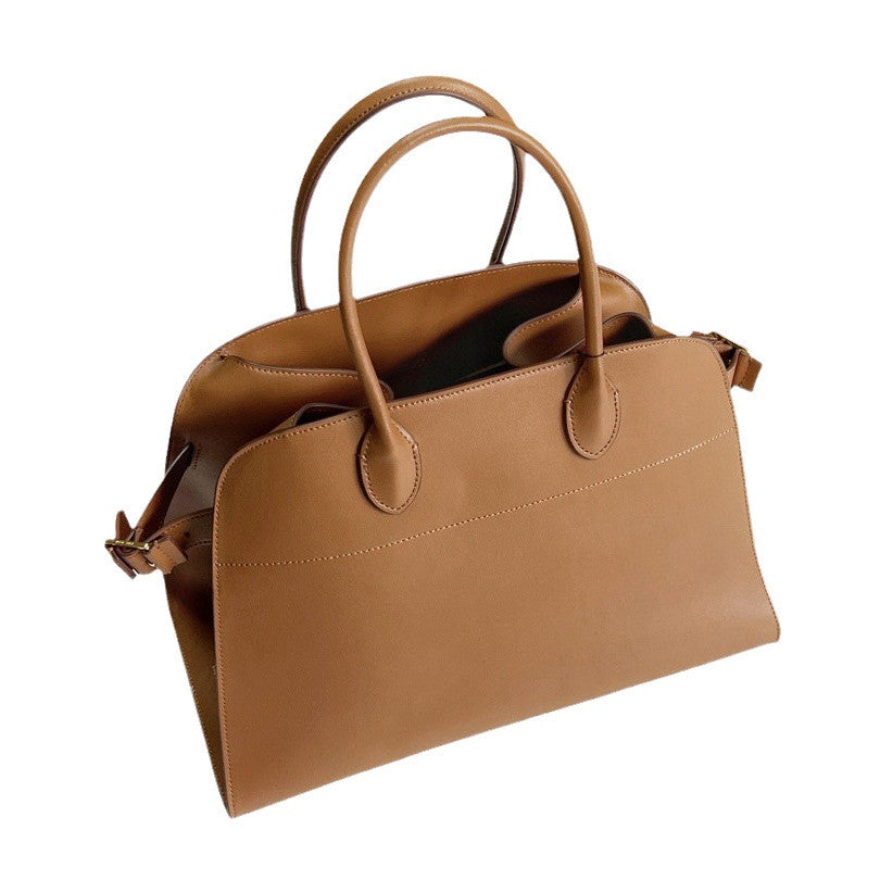 Layer Cowhide Niche Advanced Sense Large Bags
