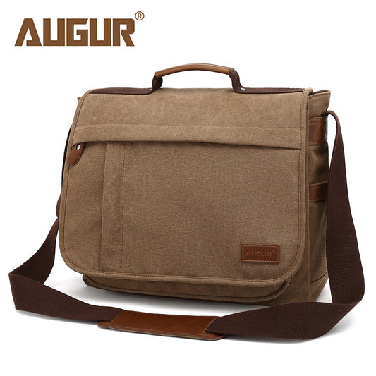 Men's Canvas Large Capacity Business Retro Electric Men's Messenger Bags
