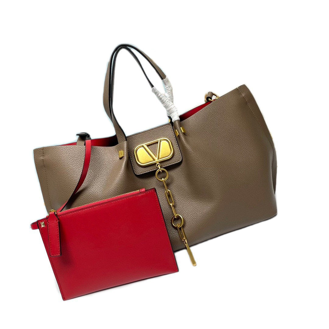 Women's Leather Shopping Design Sense First Layer Crossbody Bags