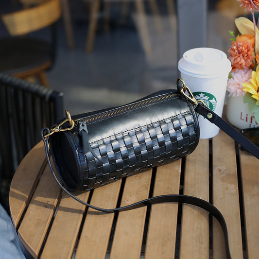 Women's Retro High-grade Niche First Layer Cowhide Handmade Bags