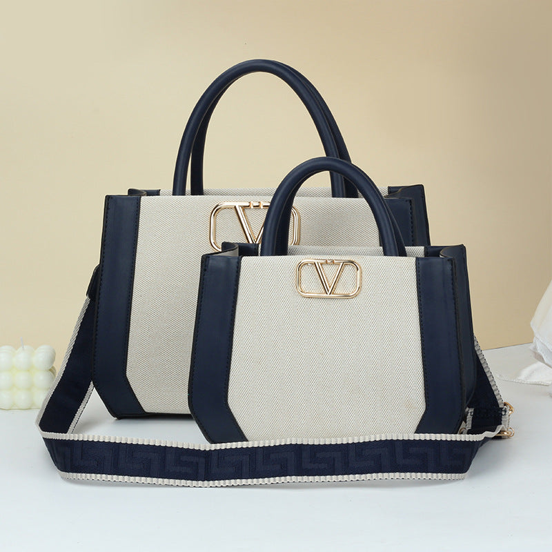 Large Capacity Commuter Portable Canvas Simple Handbags
