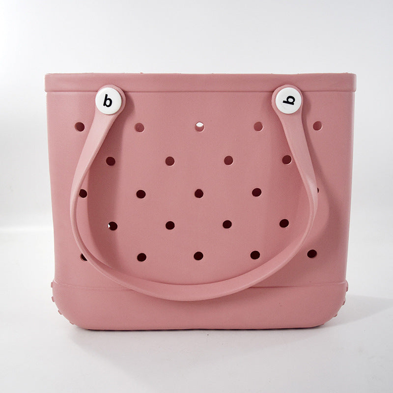 Women's Beach Hole Big Vegetable Basket Pet Handbags