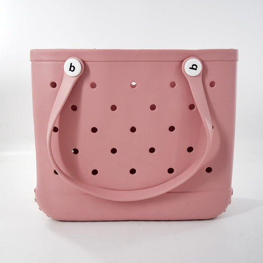 Women's Beach Hole Big Vegetable Basket Pet Handbags