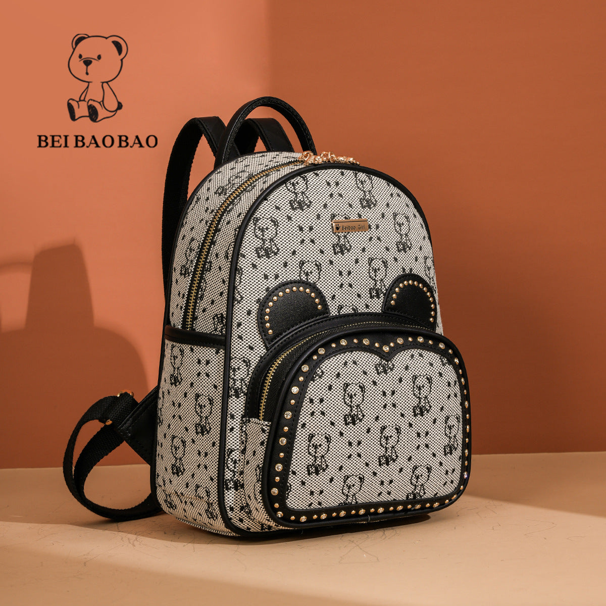 Women's Source Retro Trendy Leisure Large Capacity Backpacks