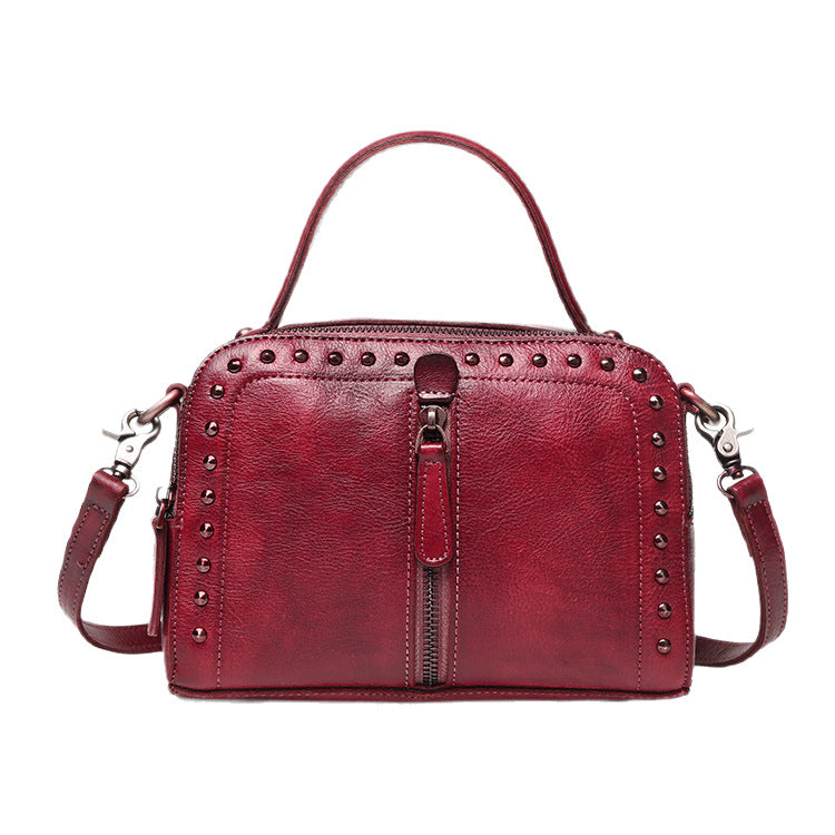 Women's Genuine Leather High-grade Exquisite Elegant Light Shoulder Bags