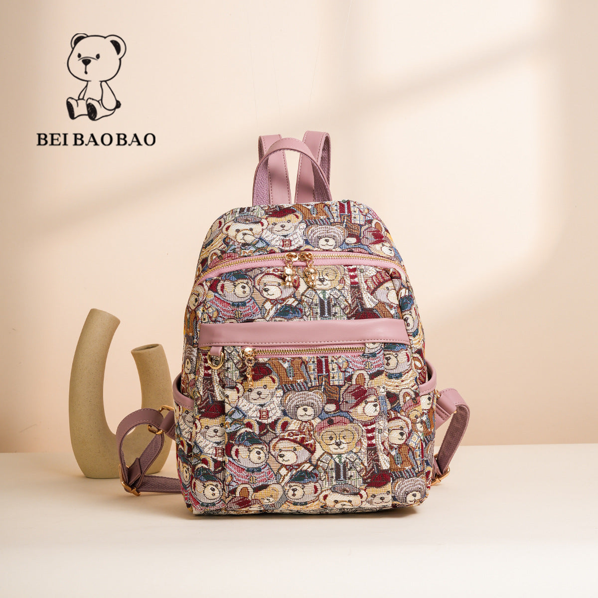 Women's Source Summer Canvas Korean Style Backpacks