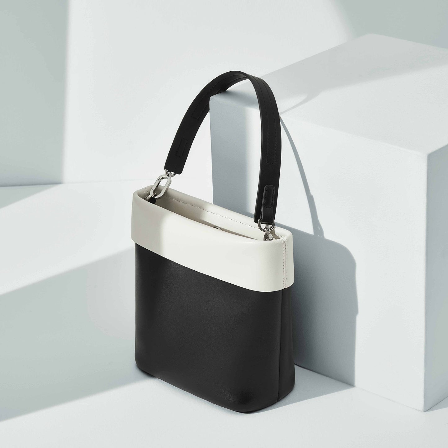 Genuine Leather Design Commuting Fashion Mini Bucket Bags