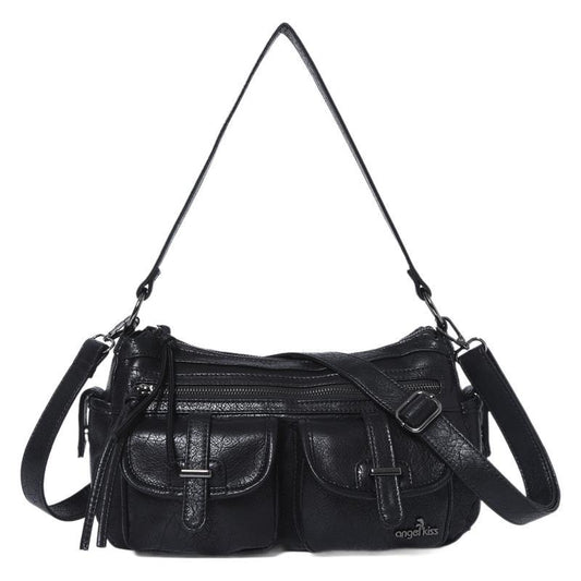 Women's Trendy Large Capacity Soft Leather Handbags