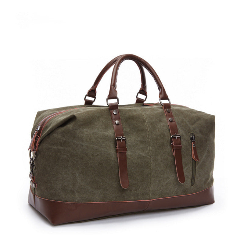 Retro Large Capacity Canvas Traveling Hand-held Travel Bags