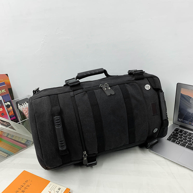 Women's & Men's & Portable Canvas Large Capacity Backpacks