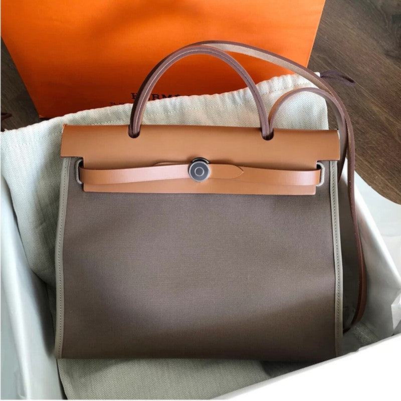Women's Fashion Trendy Portable Large Capacity Genuine Bags