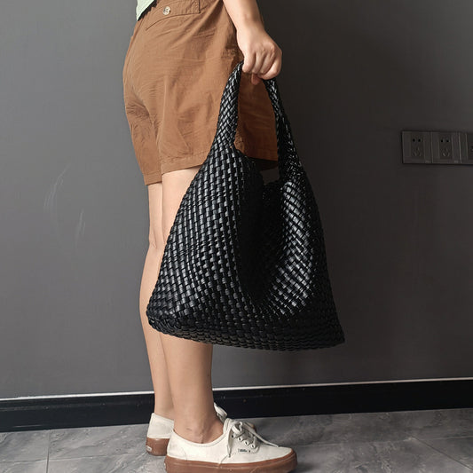 Women's Fashion Woven Hand Large Capacity Combination Shoulder Bags