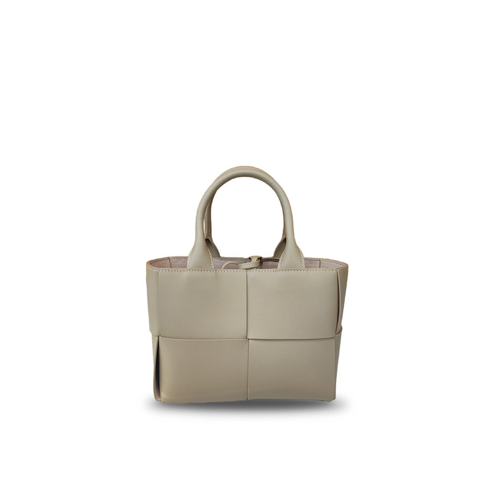 Women's Genuine Leather Woven Cowhide Fashion Crossbody Bags