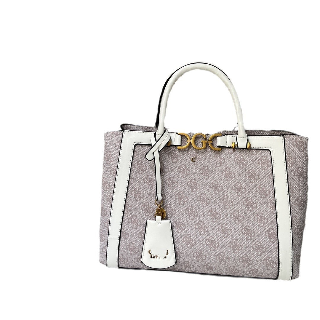 Women's Large Capacity Double Ornaments Printing Fashion Shoulder Bags