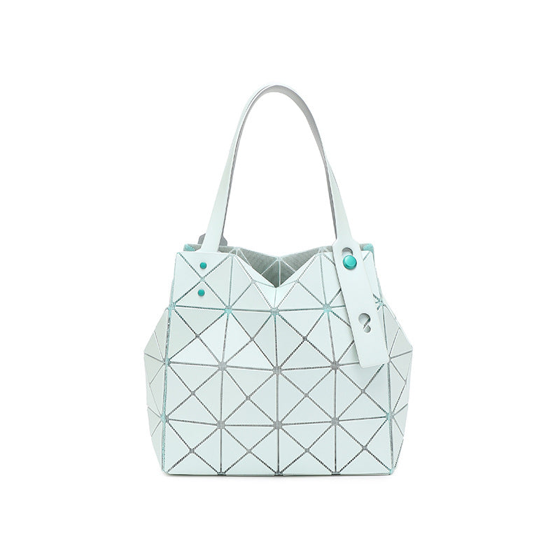 Women's Plaid Crystal Geometric Underarm Box Limited Dragon Handbags