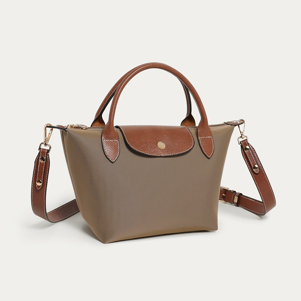 Dumpling Underarm Nylon Advanced Feeling Tong Crossbody Bags