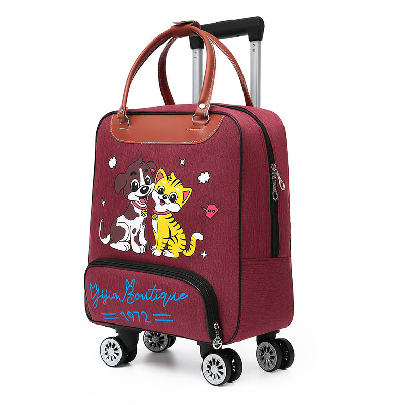 Women's & Men's & Cartoon Portable Large Capacity Waterproof Travel Bags