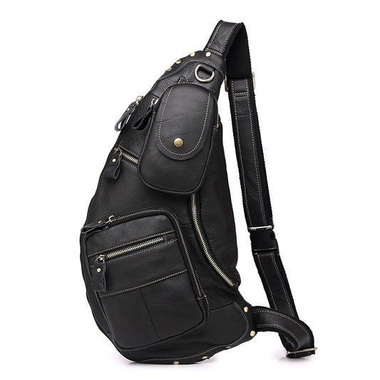 Men's Large Capacity Retro Handmade Household Shoulder Bags