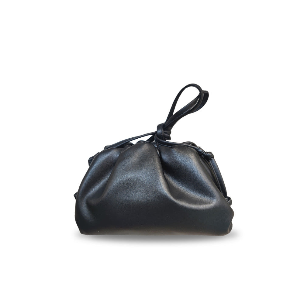 Women's Cloud Size Korean Style Pleated Clip Bags