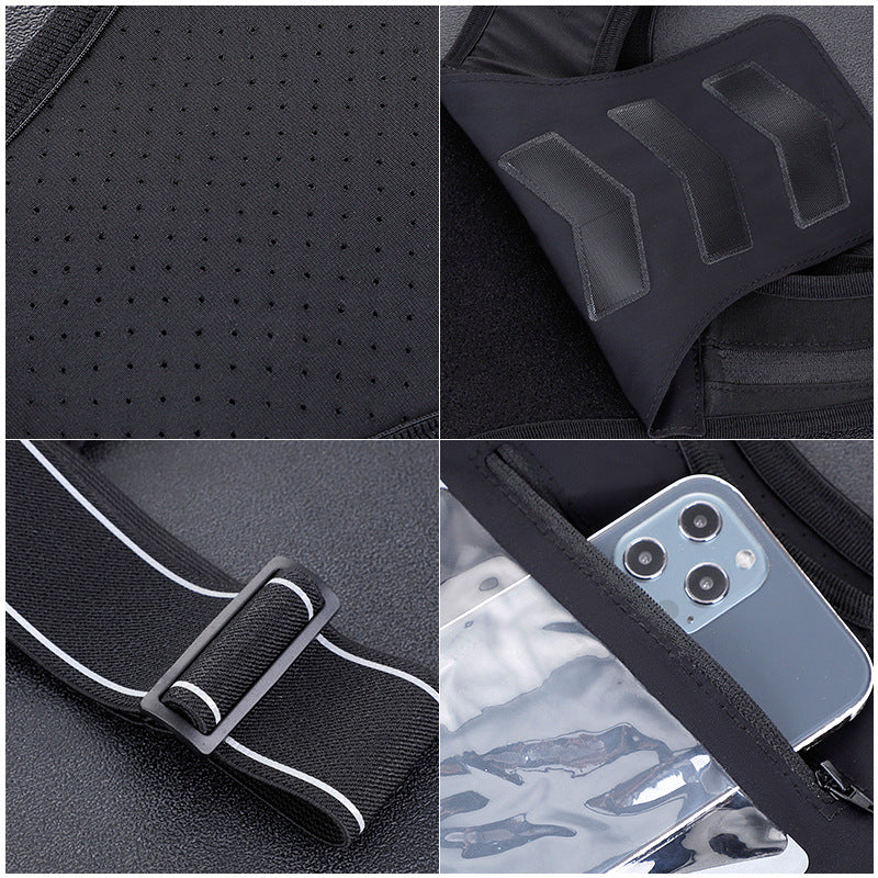 Multifunctional Running Mobile Vest Type Breathable Bags