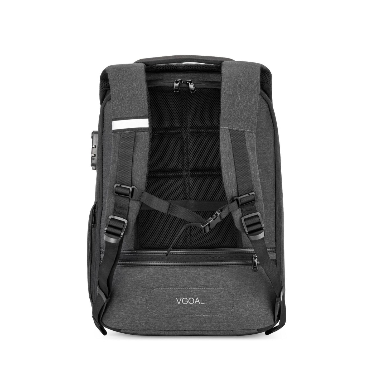 Men's Business Simplicity Pocket Full Open Umbrella Backpacks