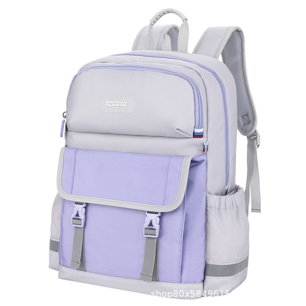 Children's Waterproof Primary Grade Burden Reduction Spine Elementary School Students' Schoolbags