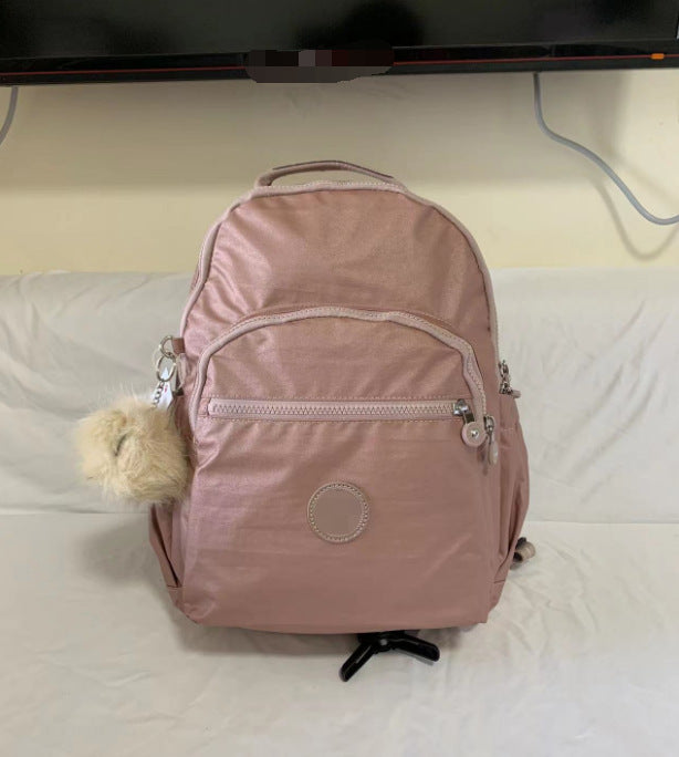 Summer Nylon Monkey Medium Side Commuter Backpacks