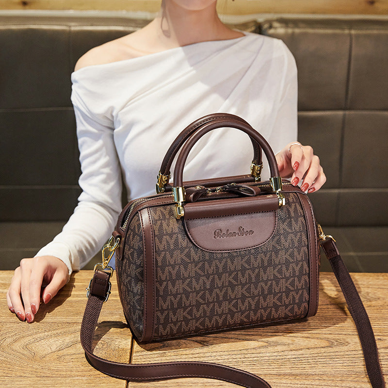 Women's Fashion Large Capacity Boston Pillow Vintage Handbags