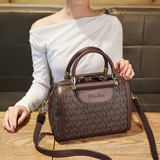 Women's Fashion Large Capacity Boston Pillow Vintage Handbags