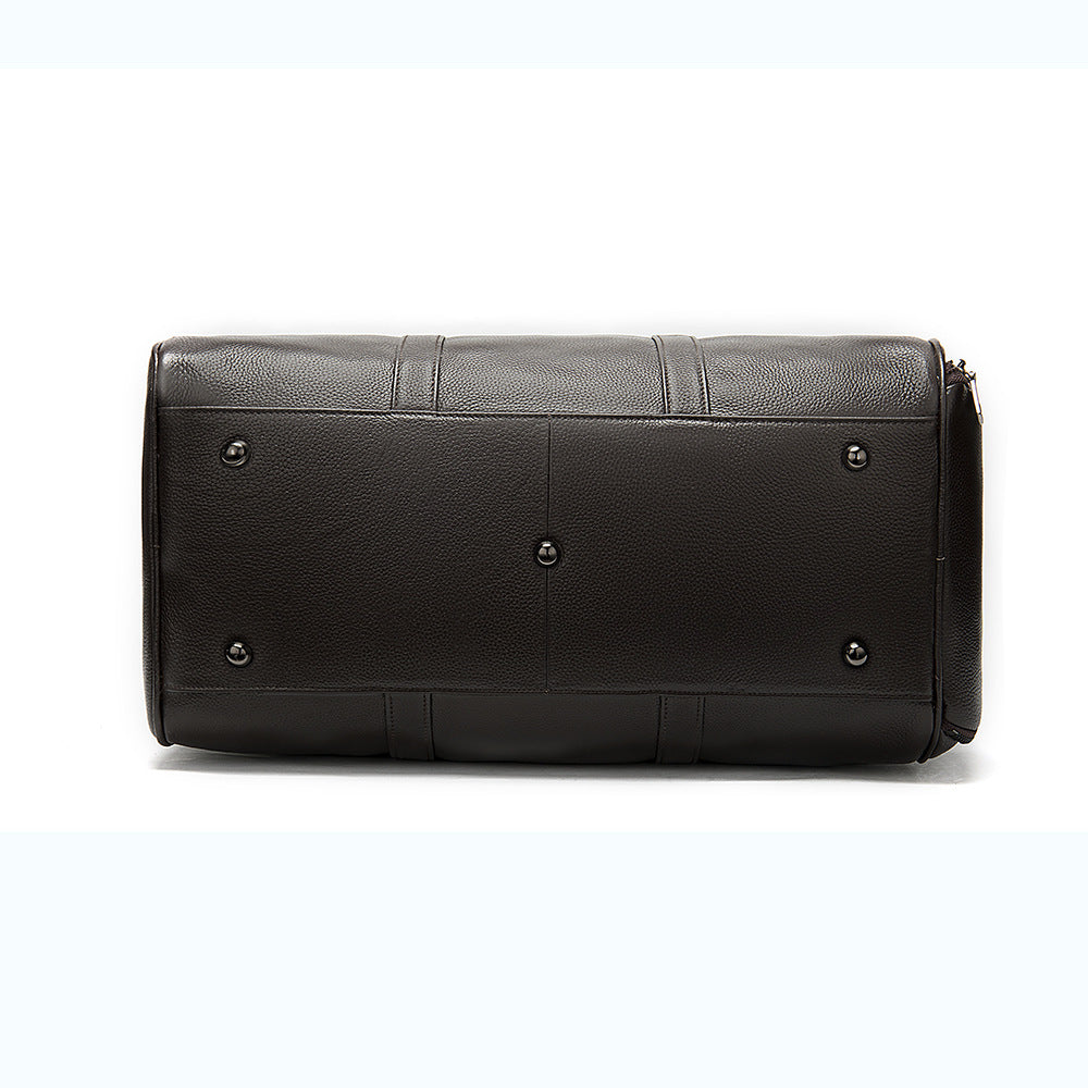 Men's Leather Short-distance Large Capacity Moving For Business Travel Bags