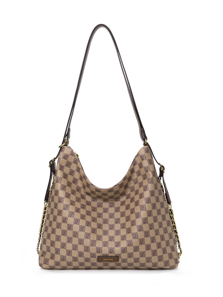 Women's Trendy Large Capacity Soft Leather Light Shoulder Bags