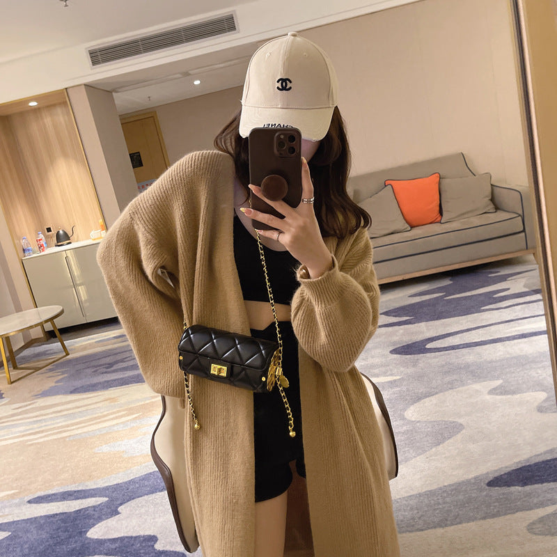Women's Beautiful Rhombus Chain Round Fashion Crossbody Bags