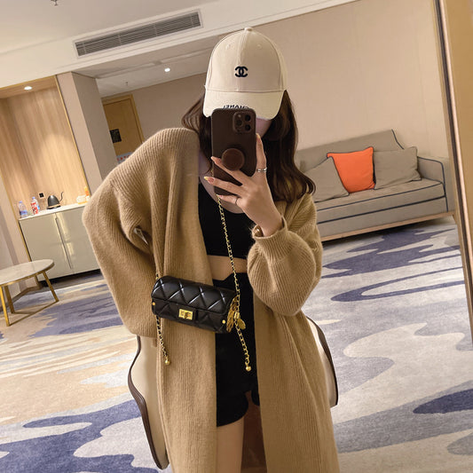 Women's Beautiful Rhombus Chain Round Fashion Crossbody Bags