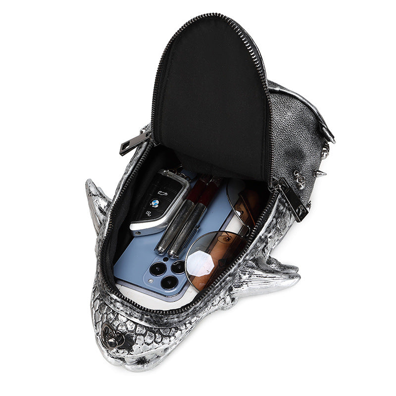 Women's & Men's & Personality Rivets Three-dimensional Faucet Fashion Backpacks