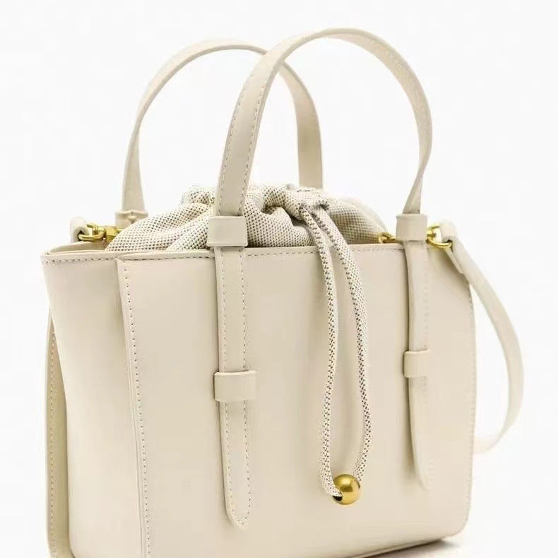 Women's Trendy Drawstring Bundle Portable Versatile Bucket Bags