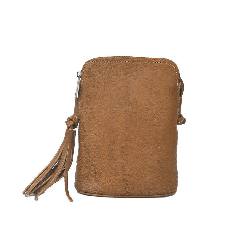 Women's Genuine Leather Hand-rub Color First Layer Crossbody Bags