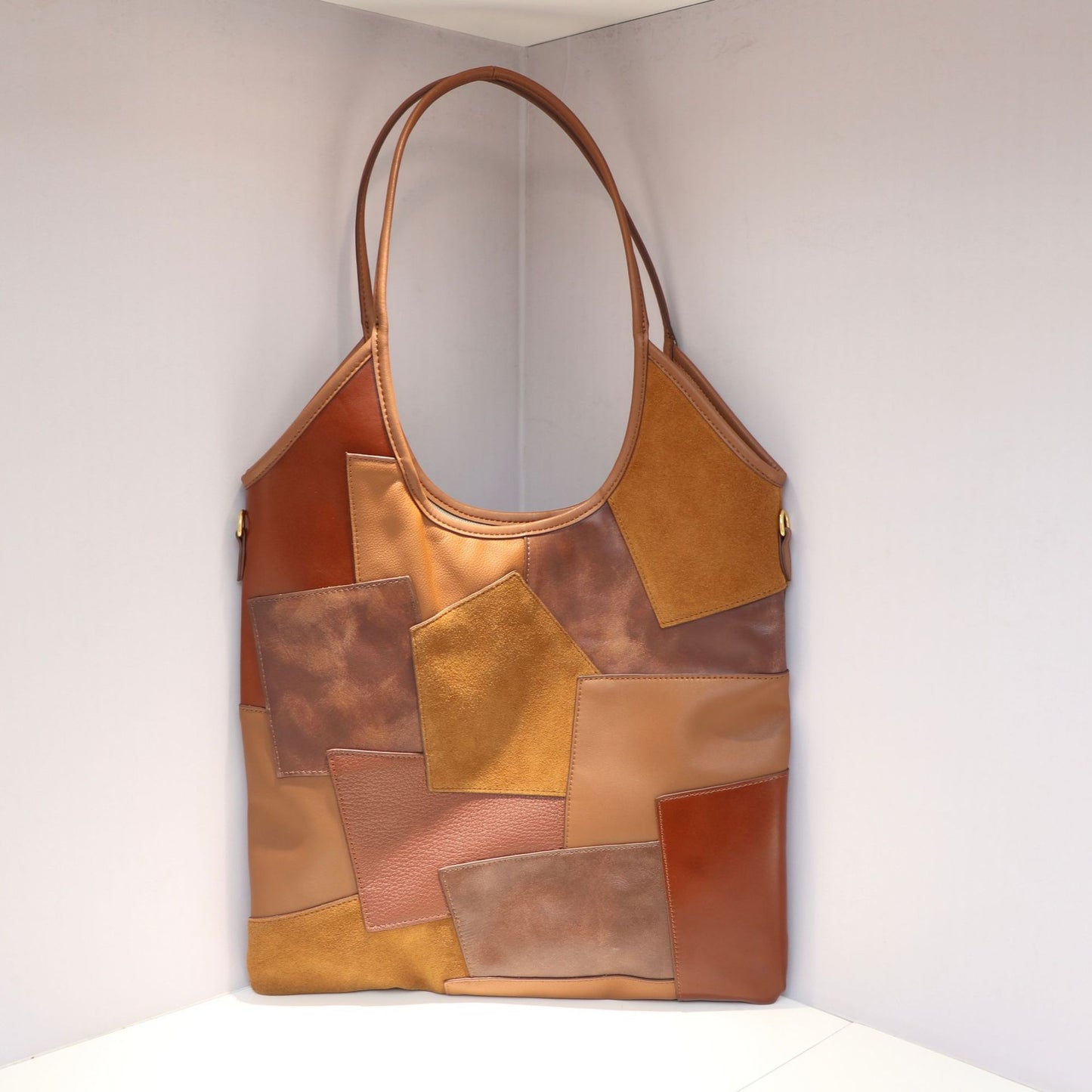 Women's Vertical Shopping Idle Style Large Capacity Tote Bags