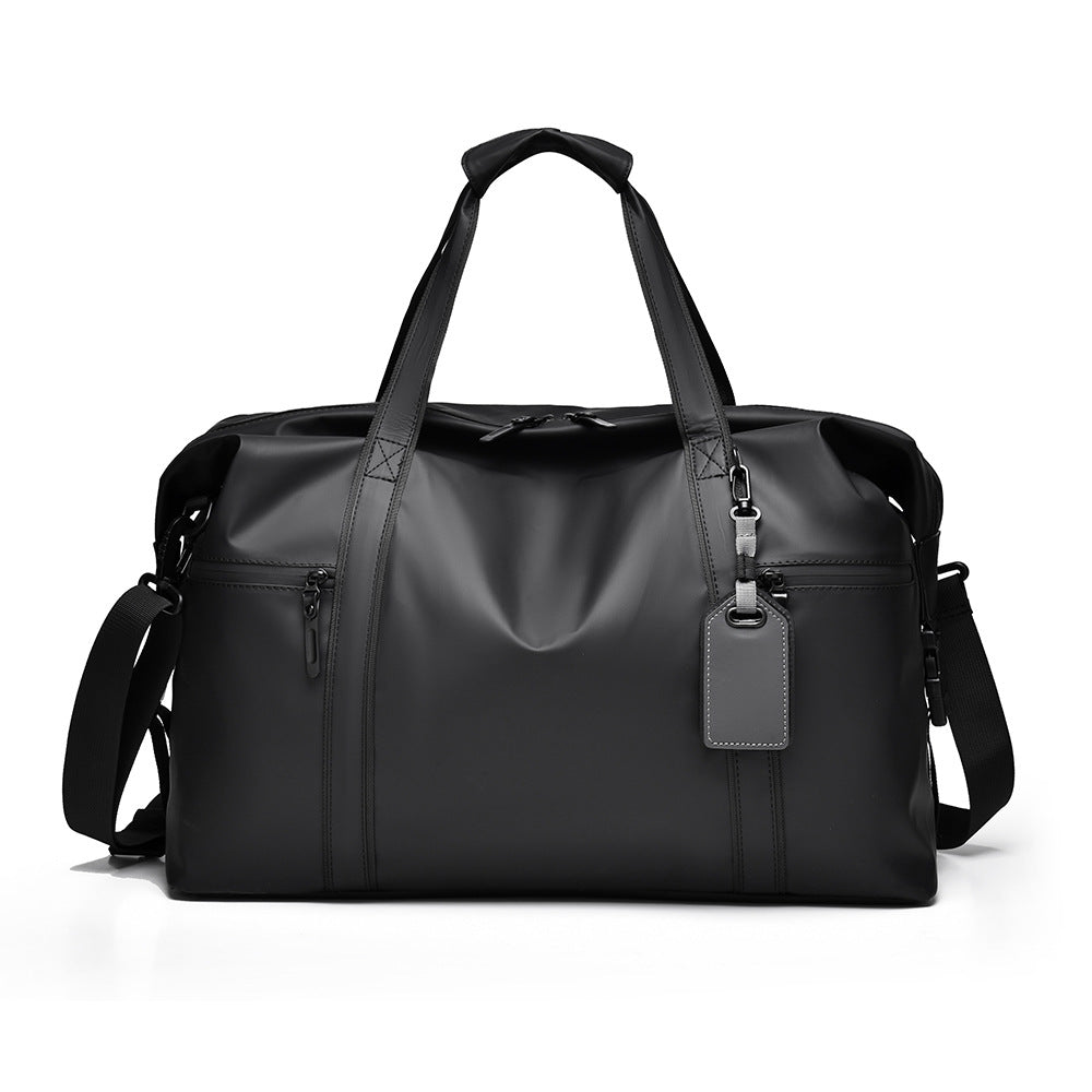 Men's Separation Business Black Large Capacity Short Travel Bags