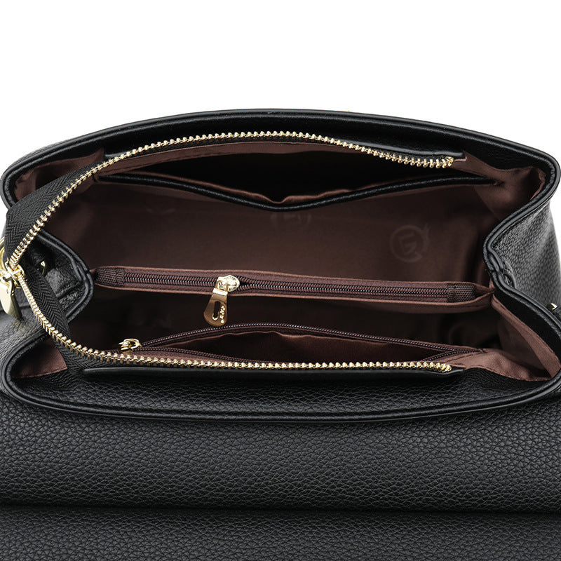 Women's Fashionable Elegant Light Luxury Commuter Wide Crossbody Bags