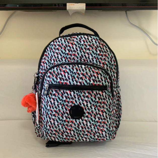 Summer Nylon Monkey Medium Side Commuter Backpacks