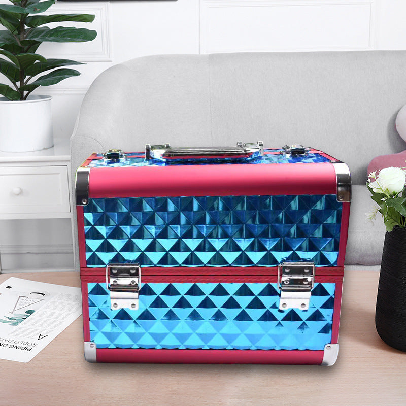 Double Open Household Tattoo Embroidery Nail Cosmetic Cases