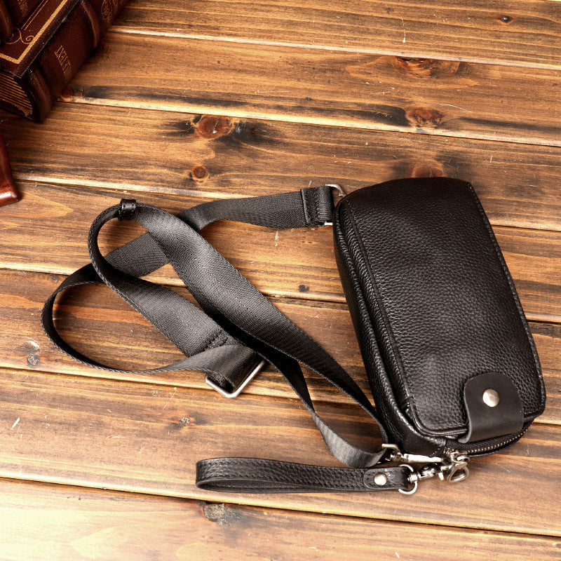 Men's Genuine Leather Summer Multifunctional Cattle Tide Men's Messenger Bags