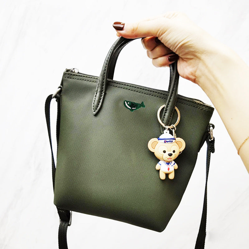 Women's Short Mini Lacoste Portable Dumpling Mobile Crossbody Bags
