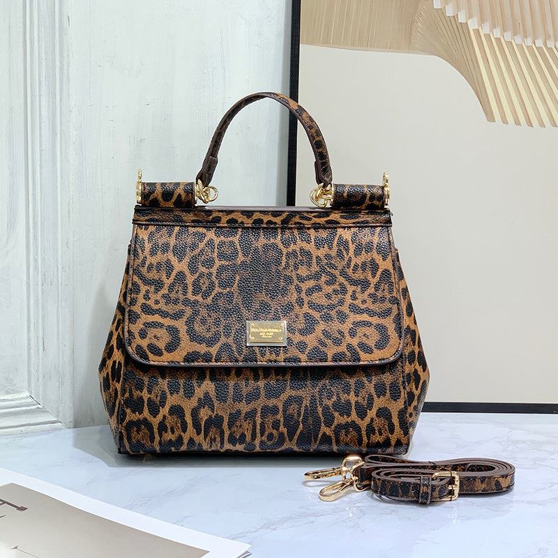 Women's Sicilian Series Palm Print Simple Portable Backpacks