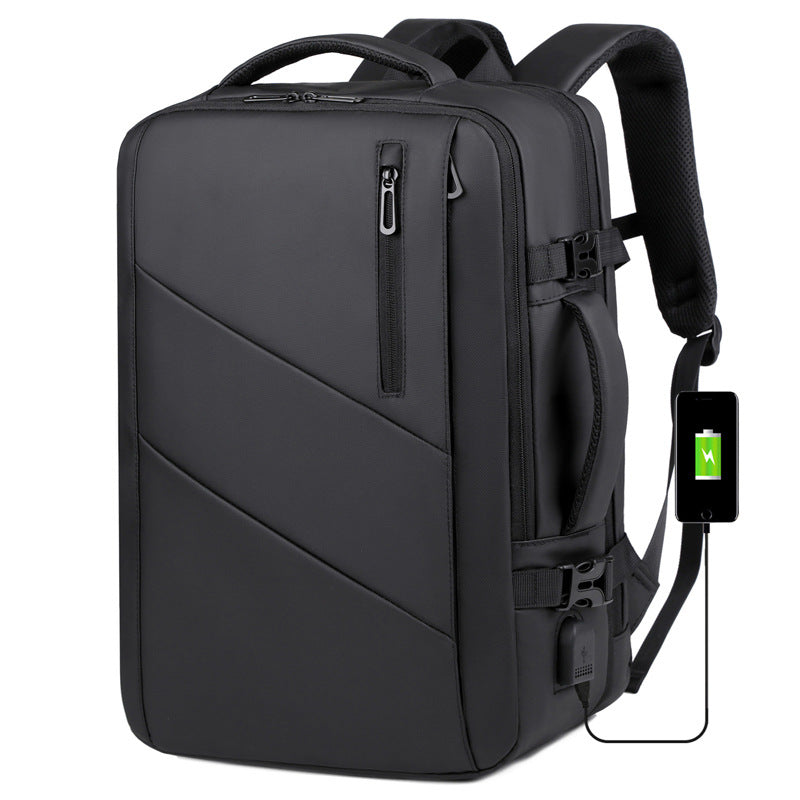 Men's Color Scalable Trip Commuter Large Capacity Backpacks
