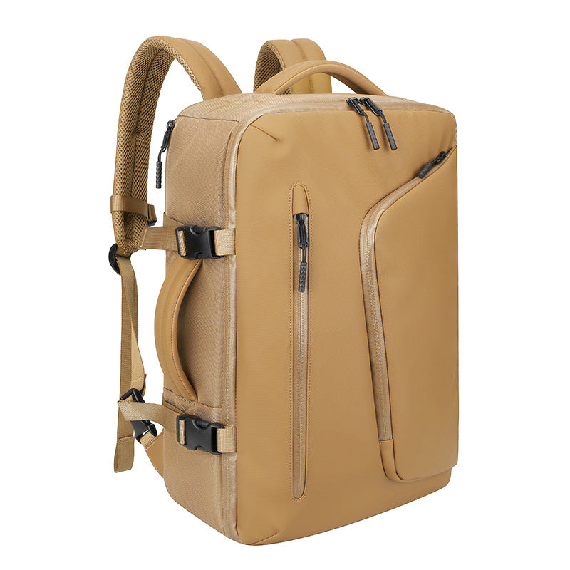 Men's Vacuum Compression High Sense Niche Business Multifunction Backpacks