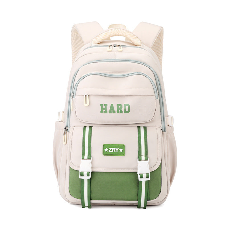 Natural Fish Junior High Large Capacity Middle School Students' Schoolbags