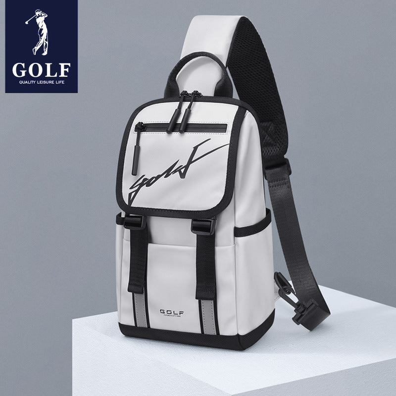 Men's Golf Lightweight One Water Repellent Riding Men's Chest Bags