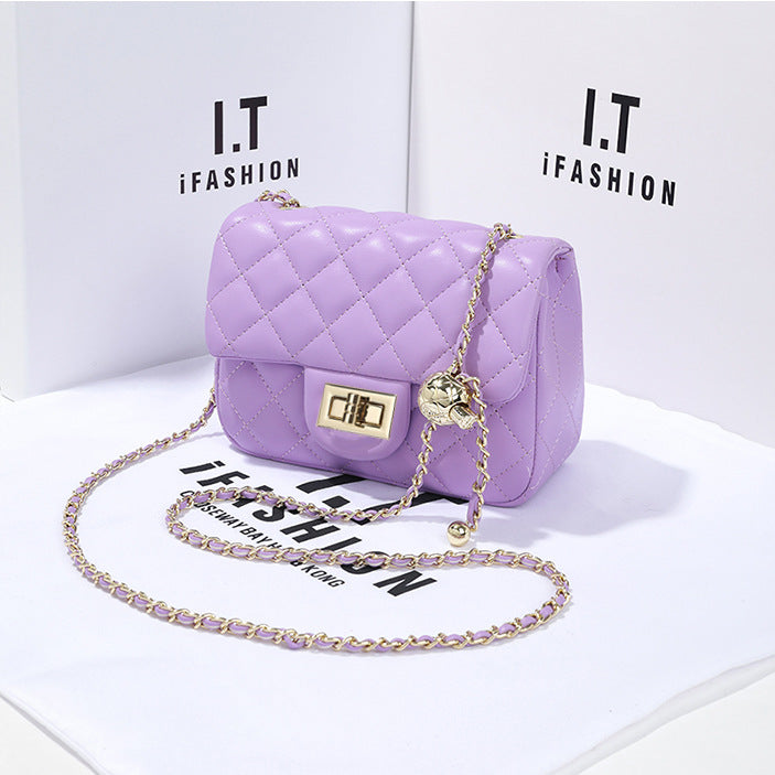 Women's Classic Style Rhombus Chain Fat Underarm Crossbody Bags